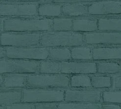 Vliestapete ELEMENTS - grün-schwarz - 10 Meter