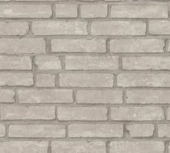 Vliestapete INDUSTRIAL - grau-beige - 10 Meter