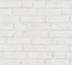 Vliestapete INDUSTRIAL - weiß-grau - 10 Meter