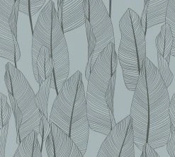 Vliestapete EXOTIC LIFE - blau - 10 Meter