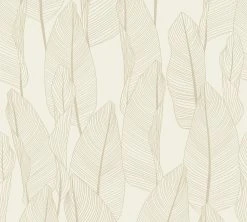 Vliestapete EXOTIC LIFE - beige-creme - 10 Meter
