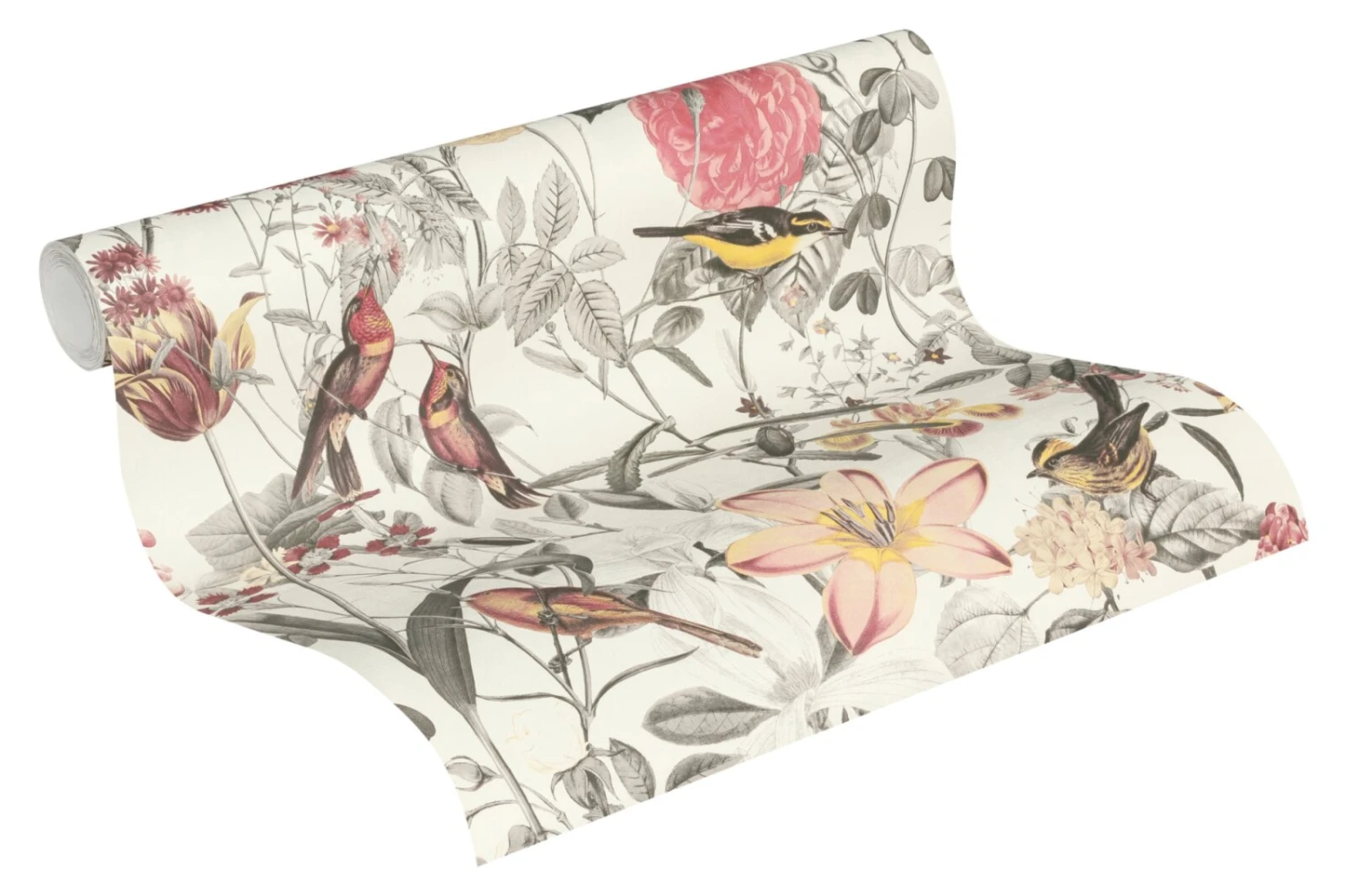 Vliestapete EXOTIC LIFE - rot-gelb - 10 Meter 2 Vliestapete EXOTIC LIFE - rot-gelb - 10 Meter – Bild 2