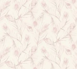 Vliestapete EXOTIC LIFE - rosa-bronze - 10 Meter