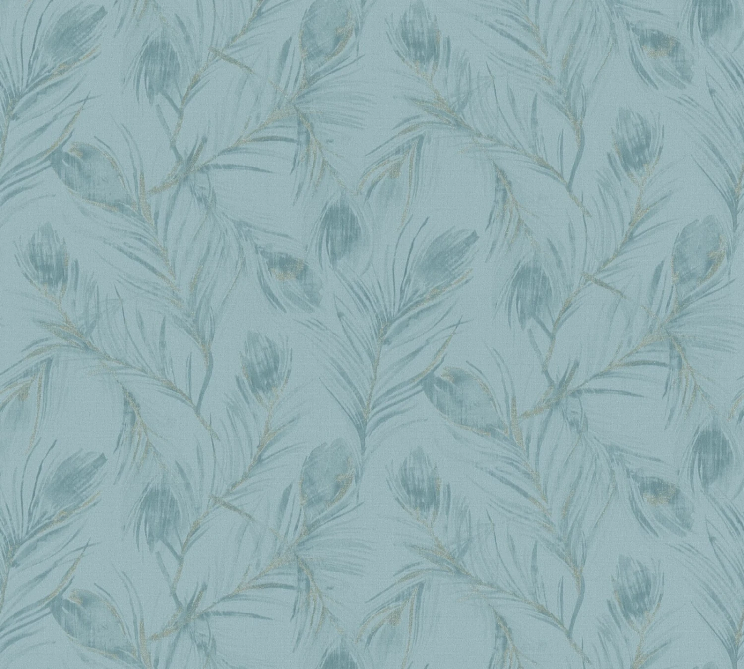 Vliestapete EXOTIC LIFE - blau-bronze - 10 Meter 1 Vliestapete EXOTIC LIFE - blau-bronze - 10 Meter