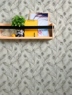 Vliestapete EXOTIC LIFE - grau-bronze - 10 Meter -Baumarkt Verkaufsgeschäft 9004561700 04 1600Wx1600H