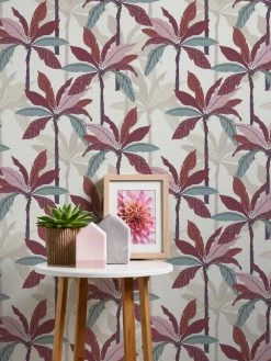 Vliestapete GEO NORDIC - rot-beige - 10 Meter -Baumarkt Verkaufsgeschäft 9004562600 04 1600Wx1600H