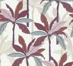 Vliestapete GEO NORDIC - rot-beige - 10 Meter