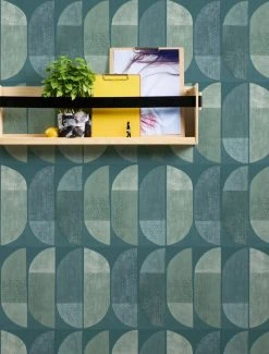 Vliestapete GEO NORDIC - blau-grün - 10 Meter 5 Vliestapete GEO NORDIC - blau-grün - 10 Meter -Baumarkt Verkaufsgeschäft 9004563100 04 1600Wx1600H