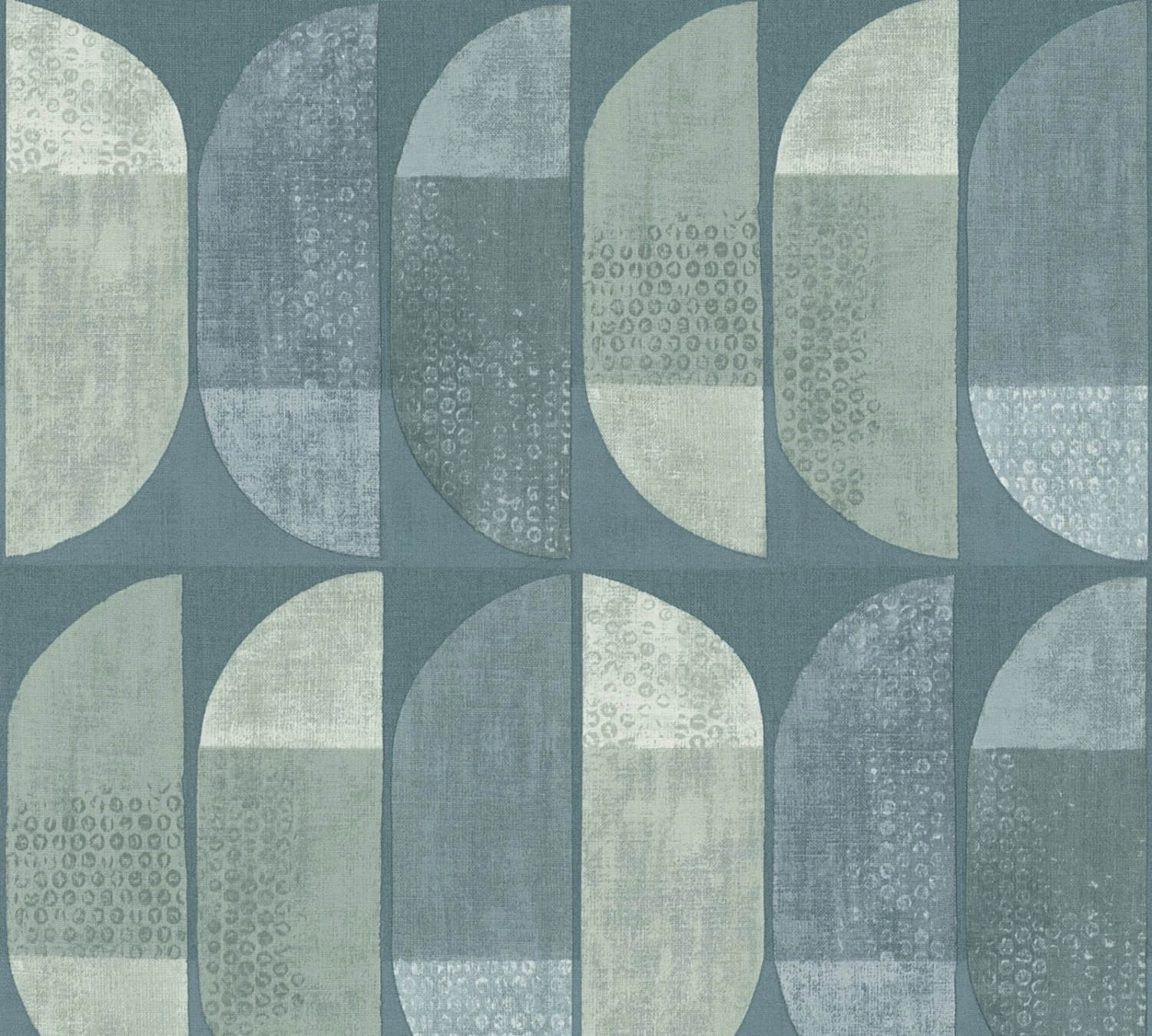 Vliestapete GEO NORDIC - blau-grün - 10 Meter 1 Vliestapete GEO NORDIC - blau-grün - 10 Meter