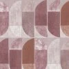 Vliestapete GEO NORDIC - rot-rosa - 10 Meter