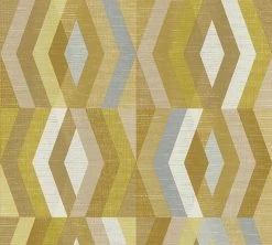 Vliestapete GEO NORDIC - gelb-orange - 10 Meter