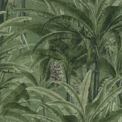 Vliestapete PALMEN - grün - 10 m -Baumarkt Verkaufsgeschäft 9004566800 04 1600Wx1600H