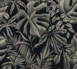 Vliestapete GREENERY - grau-schwarz - 10 Meter