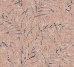 Vliestapete GREENERY - rosa-orange - 10 Meter