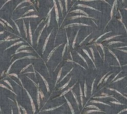 Vliestapete GREENERY - schwarz-grün - 10 Meter