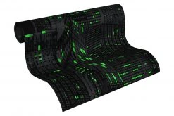 Vliestapete IL DECORO - schwarz-silber - 10 Meter -Baumarkt Verkaufsgeschäft 9004576400 04 1600Wx1600H