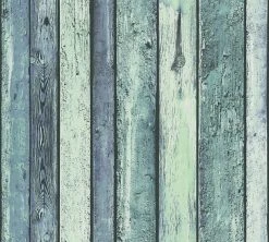 Vliestapete IL DECORO - blau-grün - 10 Meter