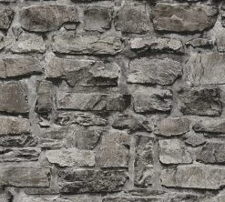 Vliestapete IL DECORO - schwarz - 10 Meter