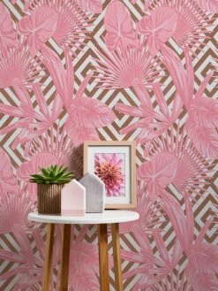 Vliestapete IL DECORO - rosa-bronze - 10 Meter -Baumarkt Verkaufsgeschäft 9004582400 04 1600Wx1600H