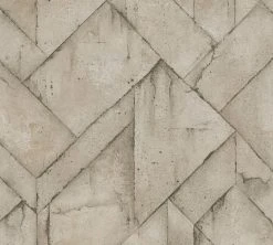 Vliestapete INDUSTRIAL - beige-braun - 10 Meter