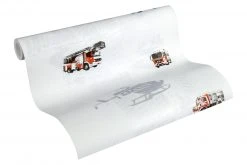 Vliestapete LITTLE STARS - rot-schwarz - 10 Meter -Baumarkt Verkaufsgeschäft 9004590100 04 1600Wx1600H