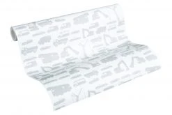 Vliestapete LITTLE STARS - grau - 10 Meter -Baumarkt Verkaufsgeschäft 9004590400 04 1600Wx1600H