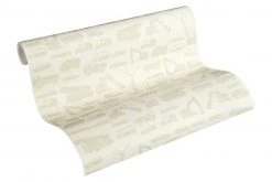 Vliestapete LITTLE STARS - beige - 10 Meter -Baumarkt Verkaufsgeschäft 9004590500 04 1600Wx1600H