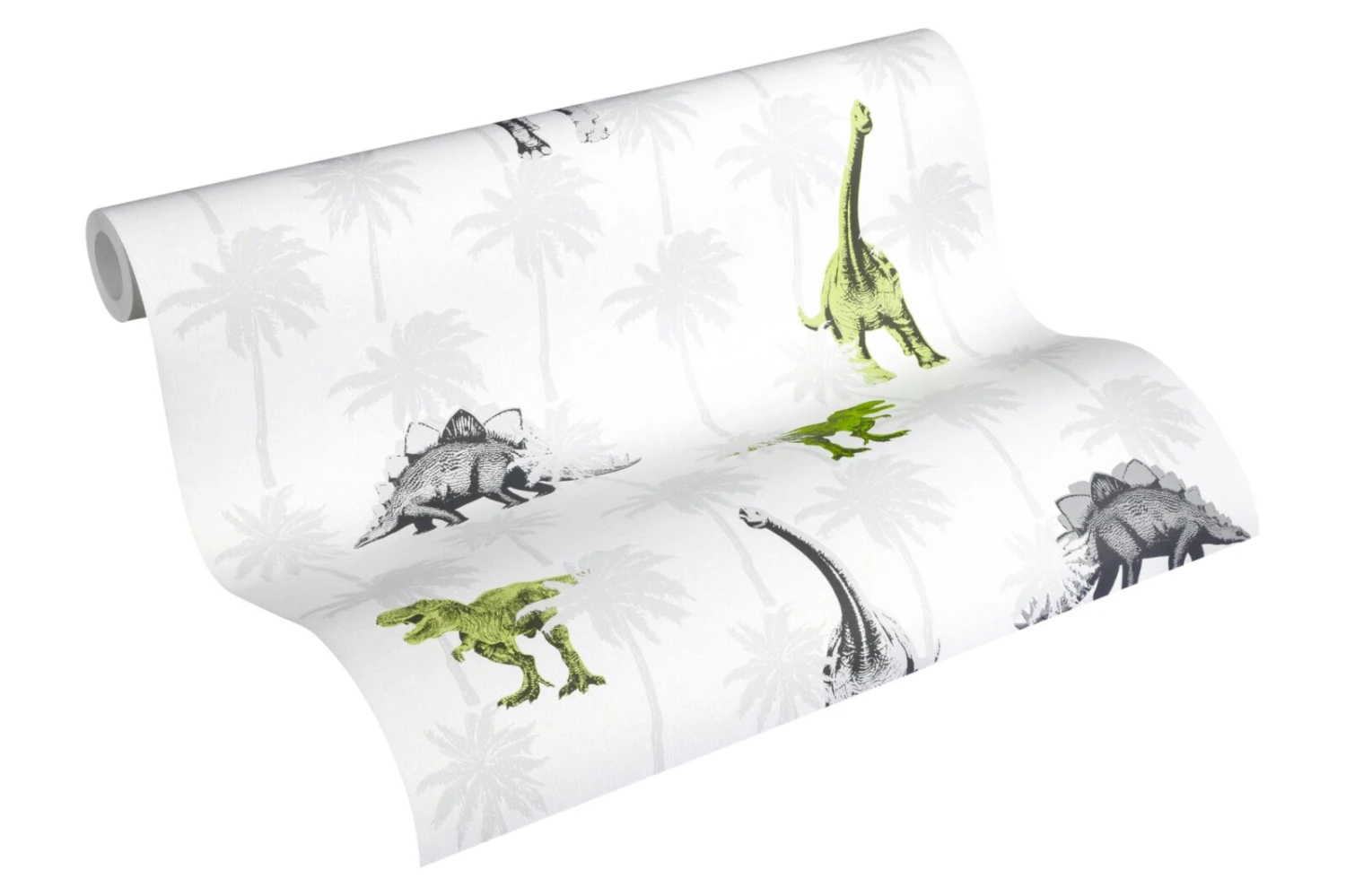 Vliestapete LITTLE STARS - grün-grau - 10 Meter 3 Vliestapete LITTLE STARS - grün-grau - 10 Meter – Bild 3