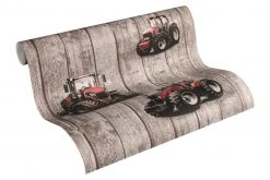 Vliestapete LITTLE STARS - braun-rot - 10 Meter -Baumarkt Verkaufsgeschäft 9004592000 04 1600Wx1600H