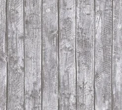 Vliestapete LITTLE STARS - grau - 10 Meter