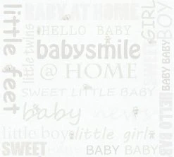 Vliestapete LITTLE STARS - creme-gold - 10 Meter