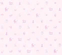 Vliestapete LITTLE STARS - rosa - 10 Meter