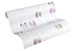 Vliestapete LITTLE STARS - rosa-weiß - 10 Meter -Baumarkt Verkaufsgeschäft 9004594400 04 1600Wx1600H