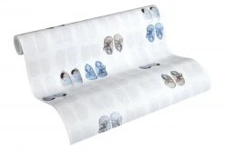 Vliestapete LITTLE STARS - blau-weiß - 10 Meter 5 Vliestapete LITTLE STARS - blau-weiß - 10 Meter -Baumarkt Verkaufsgeschäft 9004594500 04 1600Wx1600H