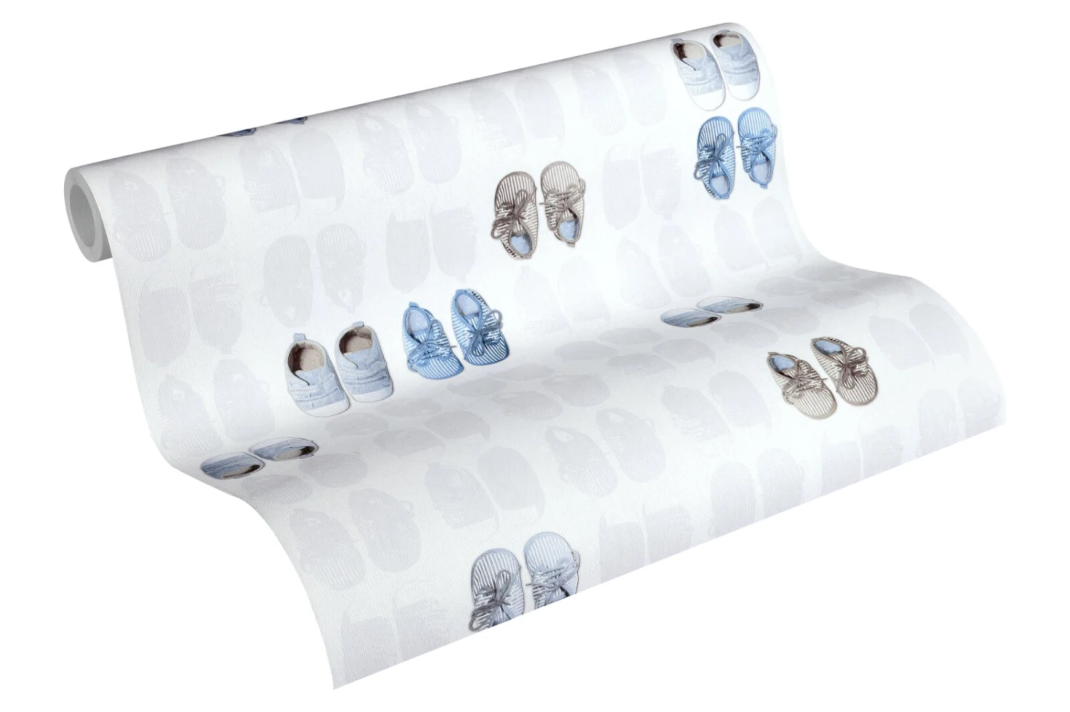 Vliestapete LITTLE STARS - blau-weiß - 10 Meter 3 Vliestapete LITTLE STARS - blau-weiß - 10 Meter – Bild 3