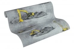 Vliestapete LITTLE STARS - gelb-schwarz - 10 Meter -Baumarkt Verkaufsgeschäft 9004595000 04 1600Wx1600H