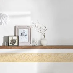 Papier-Borte ONLY BORDERS 10 - beige - 5 Meter -Baumarkt Verkaufsgeschäft 9004607400 04 1600Wx1600H