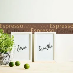 Papier-Borte ONLY BORDERS 10 - braun-beige - 5 Meter -Baumarkt Verkaufsgeschäft 9004609000 04 1600Wx1600H