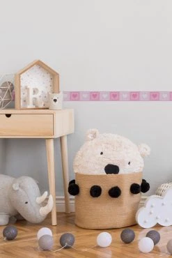 Papier-Borte ONLY BORDERS 10 - rot-weiß - 5 Meter -Baumarkt Verkaufsgeschäft 9004609600 04 1600Wx1600H