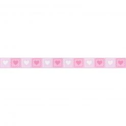 Papier-Borte ONLY BORDERS 10 - rot-weiß - 5 Meter