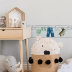 Vlies-Borte LITTLE STARS - grün-creme - 17 cm -Baumarkt Verkaufsgeschäft 9004612800 04 1600Wx1600H