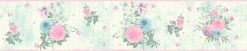 Vlies-Borte ONLY BORDERS 10 - blau-rosa - 13 cm