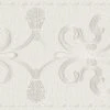 Papier-Borte ONLY BORDERS 10 - silber-creme - 5 Meter