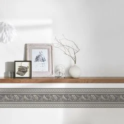 Vlies-Borte ONLY BORDERS 10 - silber - 17 cm -Baumarkt Verkaufsgeschäft 9004615000 04 1600Wx1600H