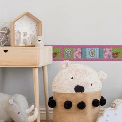 Papier-Borte ONLY BORDERS 10 - rosa-blau - 5 Meter -Baumarkt Verkaufsgeschäft 9004619300 04 1600Wx1600H