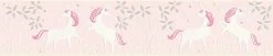 Vlies-Borte BOYS & GIRLS 6 - rosa-silber - 13 cm
