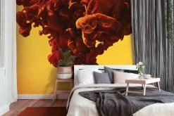 Fototapete DESIGNWALLS - orange-gelb - Modern Art - 2,55 Meter -Baumarkt Verkaufsgeschäft 9004622200 03 1600Wx1600H