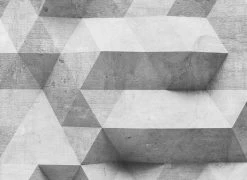 Fototapete DESIGNWALLS - grau - 3D-Art - 2,55 Meter