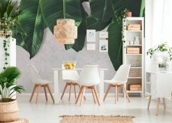 Fototapete DESIGNWALLS - grau-grün - Pflanzen - 2,55 Meter -Baumarkt Verkaufsgeschäft 9004631100 03 1600Wx1600H