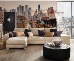 Fototapete DESIGNWALLS - braun-grau - New York - 2,55 Meter -Baumarkt Verkaufsgeschäft 9004632900 03 1600Wx1600H